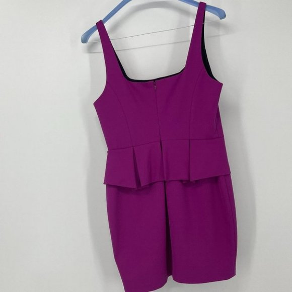 Robert Rodriguez magenta peplum mini dress 12 - Picture 4 of 16
